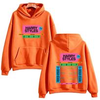 Harry Styles Together Together Tour 2027 Double Sided Print Hoodies Men Women Loose Sweatshirts Pop Fan Gift Streetwear Pullovers S oranžinė