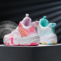 Mandarin Duck Basketball Shoes Cushioning Comfortable Professional Practical Training Basketball Shoes Men'S And Women'S Non-Slip Wear-Resistant Trend 45 gray