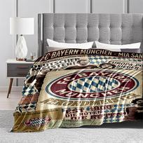 Vintage FC Bayern Munich Fan Tribute Flannel blanket for bedroom, living room, sofa, and nap 150x180cm(59*70in)
