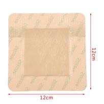 Hidrokoloidinis lipnus tvarsliava žaizdų tvarsliava Sterilus pragulų gydomasis pleistras 12.5×12.5cm