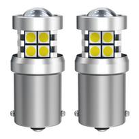 2Pcs P21W Led 1156 T20 W21/5W 7443 P21/5W 2800LM W21W Car Bulbs 7440 BA15S BAY15D PY21W BA15D Auto DRL Light White 1157 P27W T25 3156 3157 Brake Light 1156 BA15S P21W balta