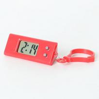 Nešiojamas elektroninis laikrodis-pakabukas, mini kišeninis elektroninis ovalus pakabinamas laikrodis, skaitmeninis stalo laikrodis su laiko ir datos rodymu, skirtas studentui beige