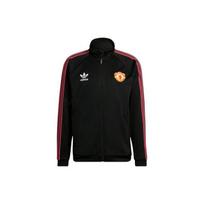 Adidas Originals Trefoil SS22 Man United Dryžuota Apykakle Striukė Vyriška Striukė Juoda HP0454 M black