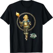 The Legend of Zelda Tears Of The Kingdom Zelda Runes Circle T-Shirt XXXXXL įvairiaspalvis