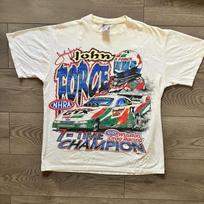 Vtg 1997 John Force 7 Time Champion NHRA Drag NASCAR Racing T shirt Unisex T-Shirt XXXL gray