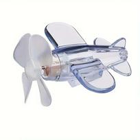 Car Rotatable Airplane Wind Powered Small Led Light Airplane Decor Car Styling Ornaments Bikes Motorcycle Bicycle Decorations balta