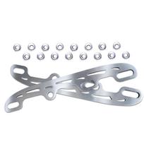 253/290 MM Skate Blade 1 Pair Ice Skating Blade Stainless Steel Inline Figure Skate Blade for Skate Shoes for Women Men gray