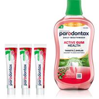 Parodontax Herbal Fresh & Active Gum Health rinkinys dantims