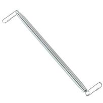 5PCS Puller Chest Expander Fitness Arm Strength Tension Spring Chromium Plated Steel Tension 10kg  Extension Spring With Hook 5PCS white