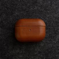 Melkco Karvės Odos Originalios Odos Ausinių Dėklas AirPods Pro 3 ir AirPods 4 3 2 1 Dėkliukams su Mikropluošto Vidine Dangteliu + Pakuotės Dėžutė for AirPodsPro2 brown