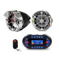 MT730 Motociklo Bluetooth Garsiakalio Stiprintuvo Išvestis 2.1A Muzikos MP3 Grotuvas Apsaugos Signalizacijos Sirena USB FM Radijas Stereo Garsiakalbis