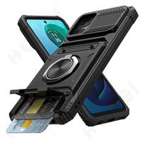 Case For Motorola Moto Edge 50 Pro Fusion Ultra G Stylus 5G 4G Rotated Ring Kickstand Protection Wallet Cover MOTO stylus 5G 2025 juoda