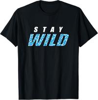 Ben Azelart Stay Wild Merch 2025 Tee Tshirt Merch Unisex Short Sleeve Tee Unisex Tops Clothes Causal Female Y2k Tops 4XL blue