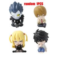 Q-version Death Sleeping Character Lawliet Light Yagami Misa Amane Ryuk Cute Mini Character Car Decoration Anime Gift beige