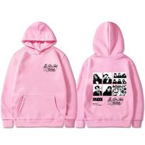 Raperis RnBoi Mano Akys Vienintelės Praeities Albumas Gobtuvas Vyrams Moterims Hip Hop Mada Muzika Megztinis su Gobtuvu Sportinis Kostiumas L pink