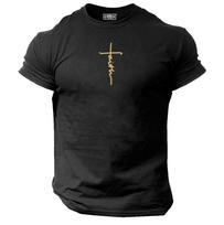 Faith T Shirt Gym Clothing Bodybuilding Weight Training Workout Exercise Kick Boxing Martial Arts MMA Karate Fitness Gymwear Men Tee Top 110 black