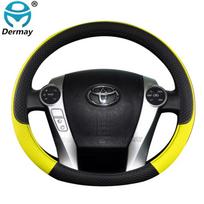 skirta Toyota Prius 30 20 Prius V UI48 Prius C Prius Prime Automobilio Vairo Dangtelis PU Oda Neslystantis Automobilio Aksesuarai geltona
