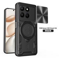 For Honor 400 Smart 5G Case Magnetic Car Holder Ring Armor Phone Case For Honor X7D Slide Lens Protect Cover For Honor X7d juoda