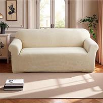 1/2/3/4 Seater Sofa Cover For Living Room L Shaped Corner Sofa Cover Stretch Sofa Slipcovers Elastic Thick Armchair Couch Cover Pad 2 Seater 145-185 cm