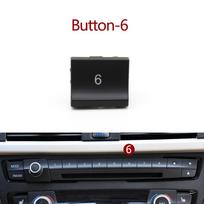 Car Front Dashboard Radio CD Player Digit Button Switch Buttons Cover Trim For BMW M3 M4 F20 F21 F22 F30 F32 F35 F34 F36