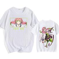 New Harajuku Anime Kanroji Mitsuri eye summer T-Shirt Harajuku Demon Slayer Print Summer Men Women Fashion tops short sleeve 4XL balta