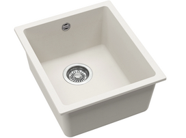 Virtuvės plautuvė HELIKA Forma SQF101-710W, balta