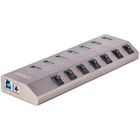 Startech 7-PT USB HUB W/ON/OFF SWITCHES WITH INDIVIDUAL ON/OFF SWITCHES 5G7AIBS-USB-HUB-EU