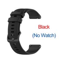 18mm 20mm 22mm Silikoninis dirželis Garmin Vivoactive 5/4/3 išmaniajam laikrodžiui, pakaitinis laikrodžio apyrankė Garmin Venu 2 2S 3S 18mm juoda