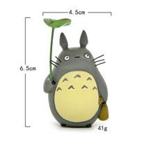 Totoro Rankų darbo Animacinis Žaislas Su Lapų Raštu Biuro Dekoru Ir Dovanai Leaf Gray Cartoon gray