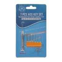0.7-3.0mm High Carbon Steel Hexagon Wrench Kit With Comfortable Grip Suitable For Home Renovation Car Maintenance 1 gray