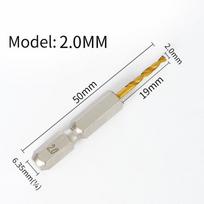 Didelio kietumo 2-10 mm spiralinis grąžtas su šešiakampiu kotu, itin trumpas skylės atidarytuvas, specialus nerūdijančio plieno grąžtas medienai, metalui A1