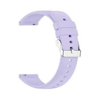 Universal Watch Straps 22mm 20mm Quick Release Silicone Band Soft Rubber Wristband for Huawei Samsung Amazfit Smartwatch 22mm white