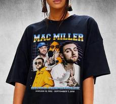 Mac Miller T Shirt Man Woman 2XL gray