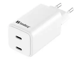 SANDBERG AC Charger Dual USB-C PD65W EU