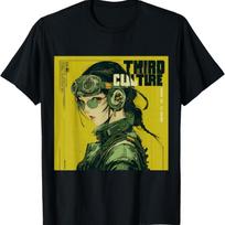 Cyberpunk Rugged Pilot Samurai T-Shirt XXXXXL juoda