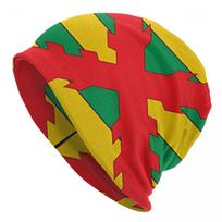Cross Of Burgundy Collection Bonnet Hat Hip Hop Outdoor Skullies Beanies Hats Spanish Empire for Unisex Women Spring Head Wrap Caps One Size blue