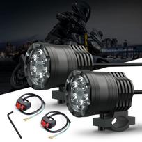 GZRUICA Motociklo LED Rūko Žibintas Pagalbinis Žibintas Prožektorius Darbinis Žibintas balta