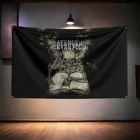 Rock Music Flag 3x5ft For Avenged Sevenfold Fans Banner Hd Print Brass Grommet Garage Bedroom Living Room Dorm Wall Decor Tapest 74x94cm(29x37in)