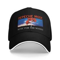 Depeche Mode music for the masses Baseball Cap  Vintage Trucker Hat Summer Couple Women Outdoor Gym Snapback Cap One Size black