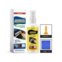 Sticky Residue Cleaner Spray, Multi-Use Adhesive Remover for Car Home, Daily Care Convenient Cleaning Agent 1 pc black