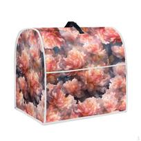 Floral Print Stand Mixer Cover Dust Protector for KitchenAid and Other Mixers S CZ44Custom S_CZ44-Custom Print beige