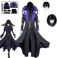 Anime Šešėlio didybė Cid Kagenou Cosplay kostiumas Juodas vėjo striukės uniformos apsiaustas Helovino makiažo kamuolio kostiumas M black
