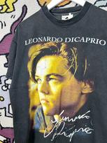 Vintage 90s Leonardo DiCaprio Titanic Movie tshirt size L 110 yellow