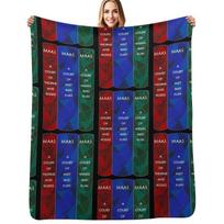 ACOTAR by Sarah J Maas Book Spines Throw Blanket Breathable Lightweight Blanket for Adults Kids 75cm*90cm blue
