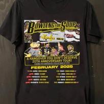Bowling For Soup Tour 2025 Fan Full Size S 5xl T Shirt Qa199 Vintage Graphic Stylish Slightly Comfortable M brown