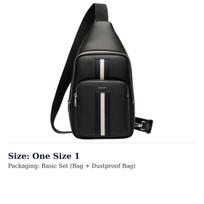 BALLY Calfskin Sling Bag Regular Men's Black 6307876 One Size 1