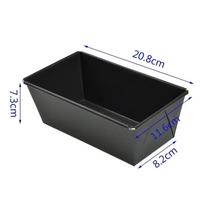 Virtuvės kepimo forma Namų stačiakampė skrudintos duonos forma Nelipni torto duonos kepimo forma Padėklas Kepimo indas Kepimo skarda black
