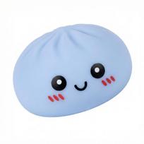 Mini Dumpling Squishy Stress Ball Fidget Toys Slow Rebound Stress Relief Pinch Decompression Toys For Children Adult gray