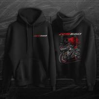 Illustration for a Aprilia RS 660 Motorbike fan hoodie-Casual Pullover Sweatshirt Riders M