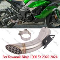 Ninja 1000 SX Exhaust Pipe Slip on for Kawasaki Ninja 1000SX Z1000SX 2021-2024 Slip-on Muffler Escape Loud gray